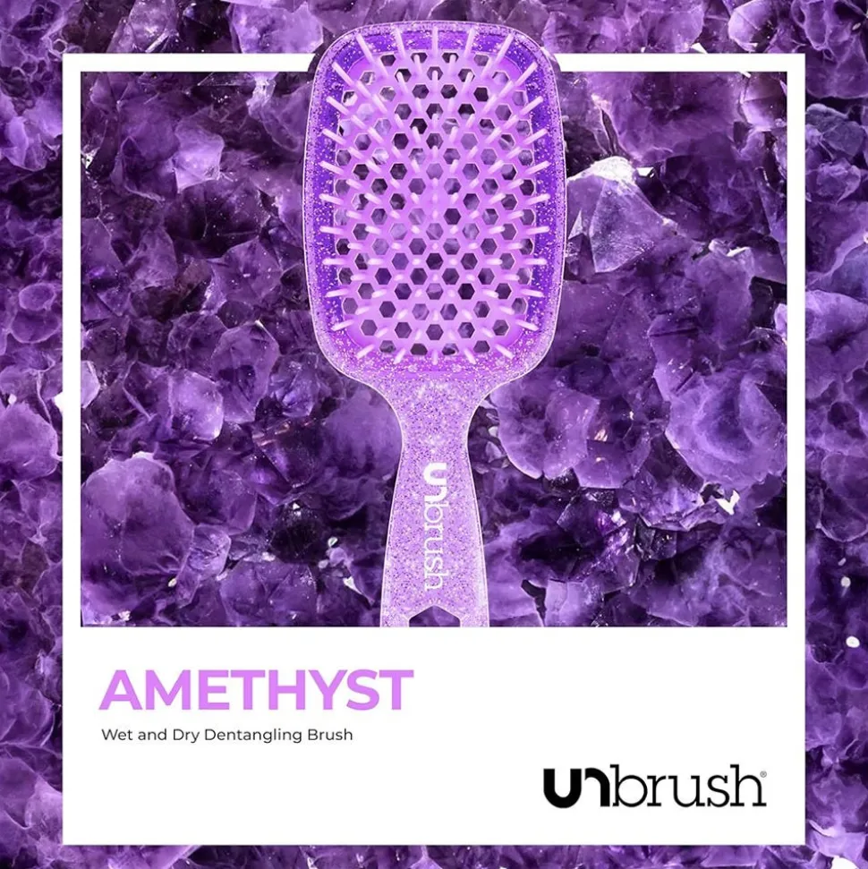 UNbrush Glitter Duo Set Amethyst Lavender