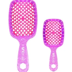 UNbrush Glitter Duo Set Rosenquarz Rosa
