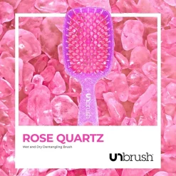 UNbrush Glitter Duo Set Rosenquarz Rosa