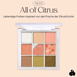 Unleashia Glitterpedia Eye Palette N°6 Citrus