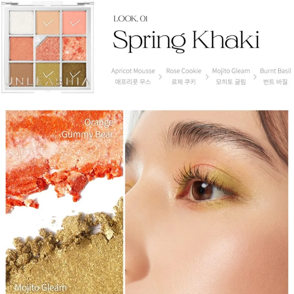 Unleashia Glitterpedia Eye Palette N°6 Citrus