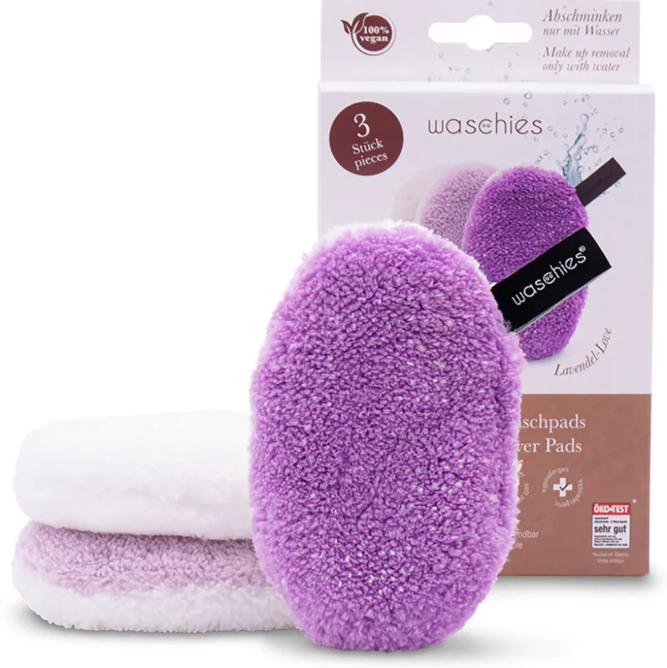 Waschies Abschminkpad Lavendel Love 3er-Set