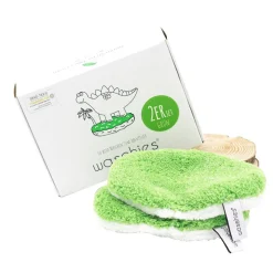 Waschies Waschpads für Babys und Kinder 2er Grün
