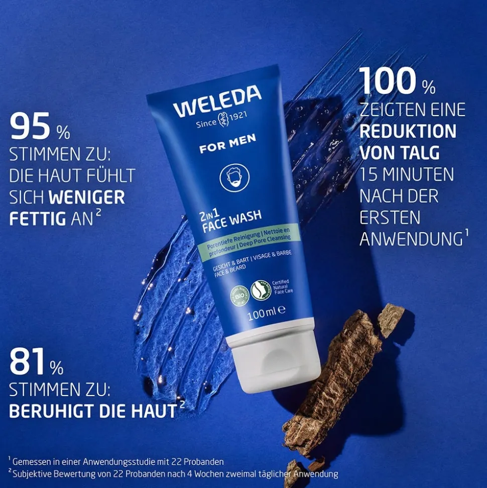 Weleda For Men 2in1 Face Wash 30 ml