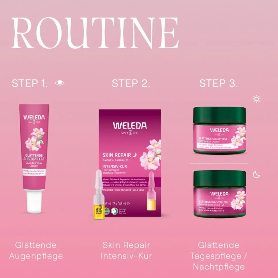 Weleda Glättende Tagespflege Wildrose & Weisser Tee 40 ml