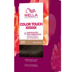 Wella Color Touch Fresh-Up-Kit Intensivtönung 3/0 dunkelbraun 130 ml