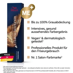 Wella Koleston Perfect Me+ Vibrant Reds Haarfarbe Dunkelblond Gold-Rot 6/34 60 ml