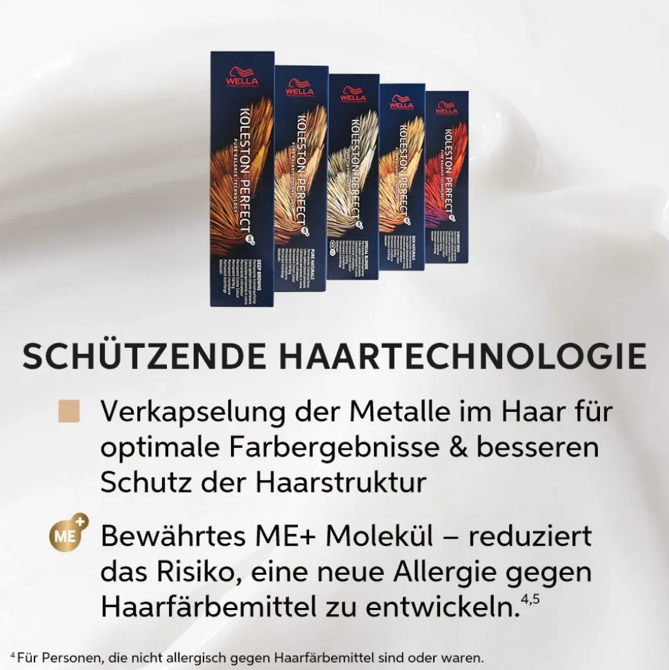 Wella Koleston Perfect Me+ Deep Browns Haarfarbe Mittelbraun Braun-Mahagoni 4/75 60 ml