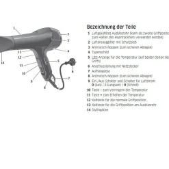 Wella Sahira Color Haartrockner 2000 Watt