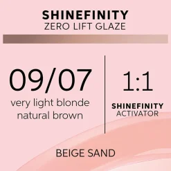 Wella Shinefinity Glaze Beige Sand 09/07 Haarfarbe 60 ml