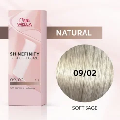 Wella Shinefinity Glaze Soft Sage 09/02 Haarfarbe 60 ml