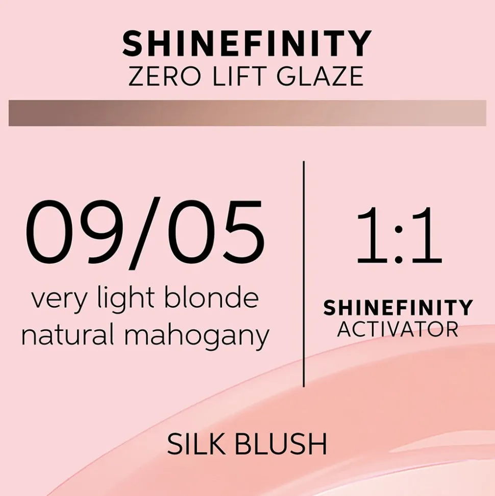 Wella Shinefinity Glaze Silk Blush 09/05 Haarfarbe 60 ml