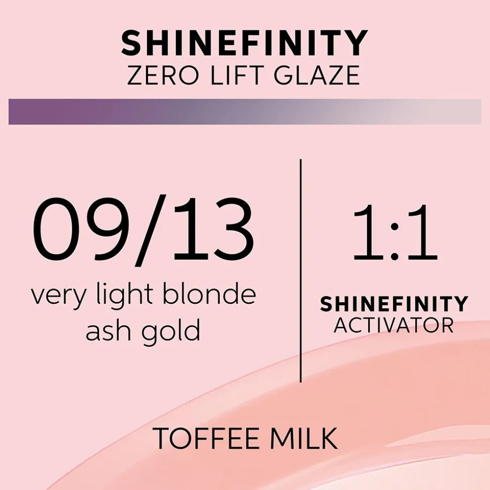 Wella Shinefinity Glaze Toffee Milk 09/13 Haarfarbe 60 ml