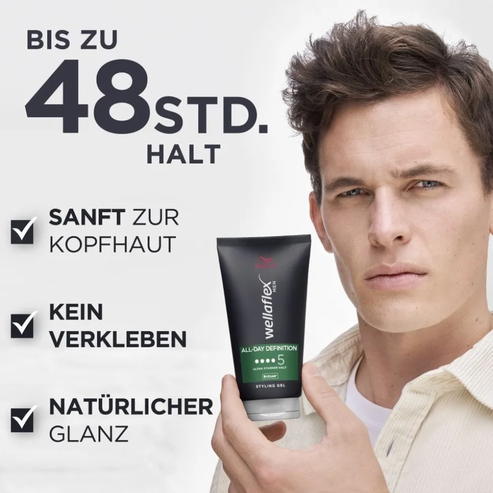 Wellaflex MEN All-Day Definition Gel 150 ml