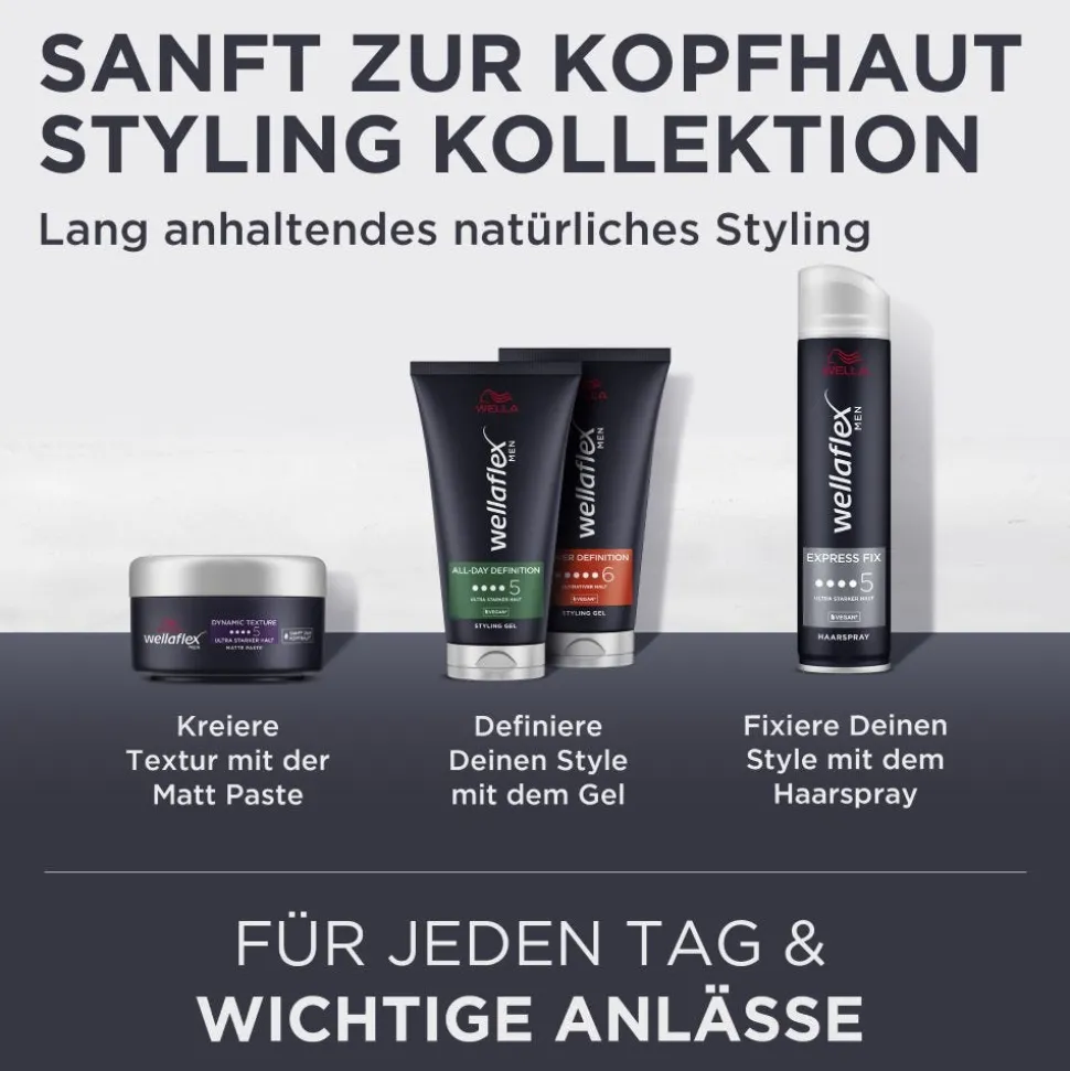 Wellaflex MEN All-Day Definition Gel 150 ml