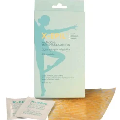 X-EPIL Kaltwachs Enthaarungsstreifen für Beine & Körper 8 Stück