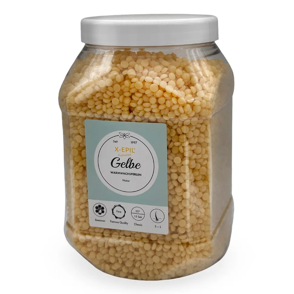 X-EPIL Warmwachs Perlen gelb 1200 g