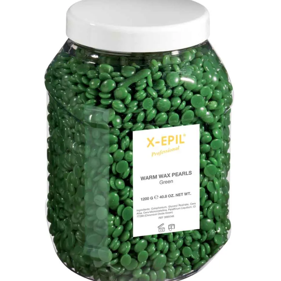 X-EPIL Warmwachs Perlen grün 1200 g