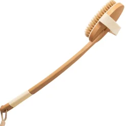 YÙ Beauty Trockenbürste mit Stiel und reinen Naturborsten