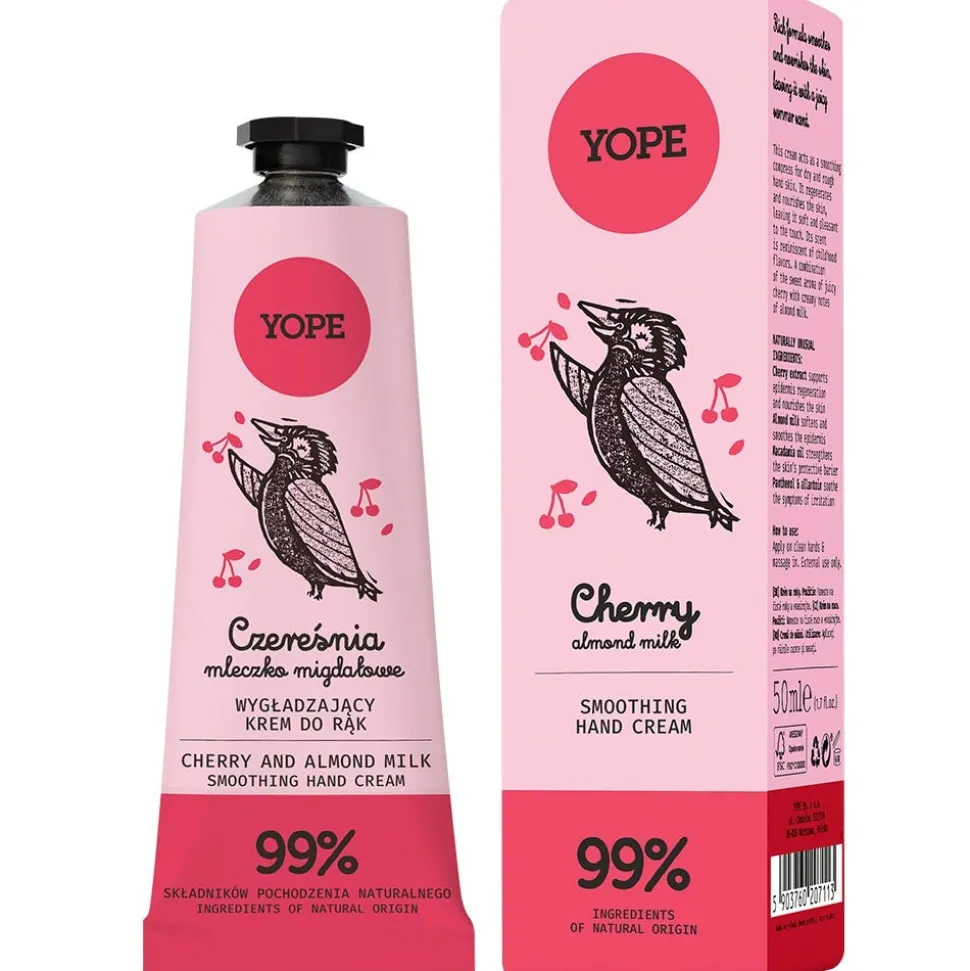 YOPE Hand Cream CHERRY & ALMOND MILK 50 ml