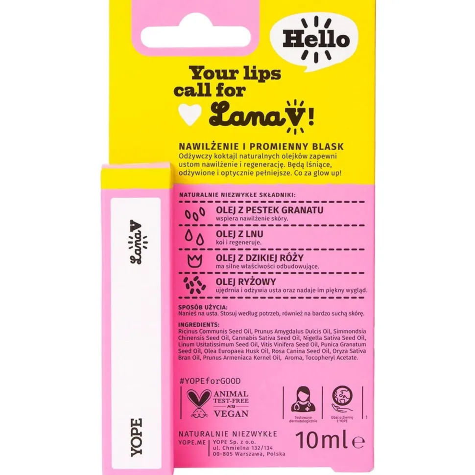 YOPE LANA V Nourishing Lip Oil 10 ml