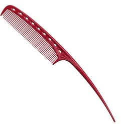 Y.S. Park Stielkamm Kunststoff Griff Nr.104 rot