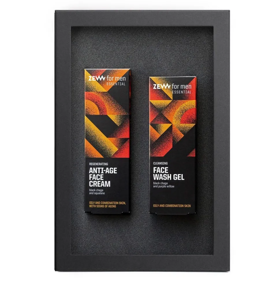 ZEW for Men Essential Regeneration Face Set