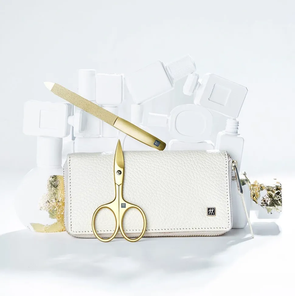 Zwilling Maniküre Pediküre Set 5 tlg. mit Nagelschere beige