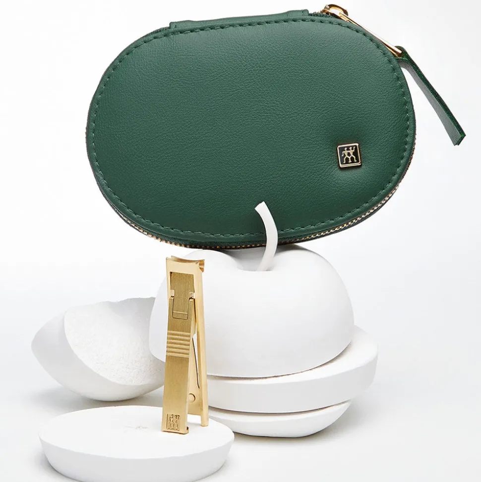 Zwilling Maniküre Pediküre Set 3tlg. mit Kompakt-Nagelknipser grün