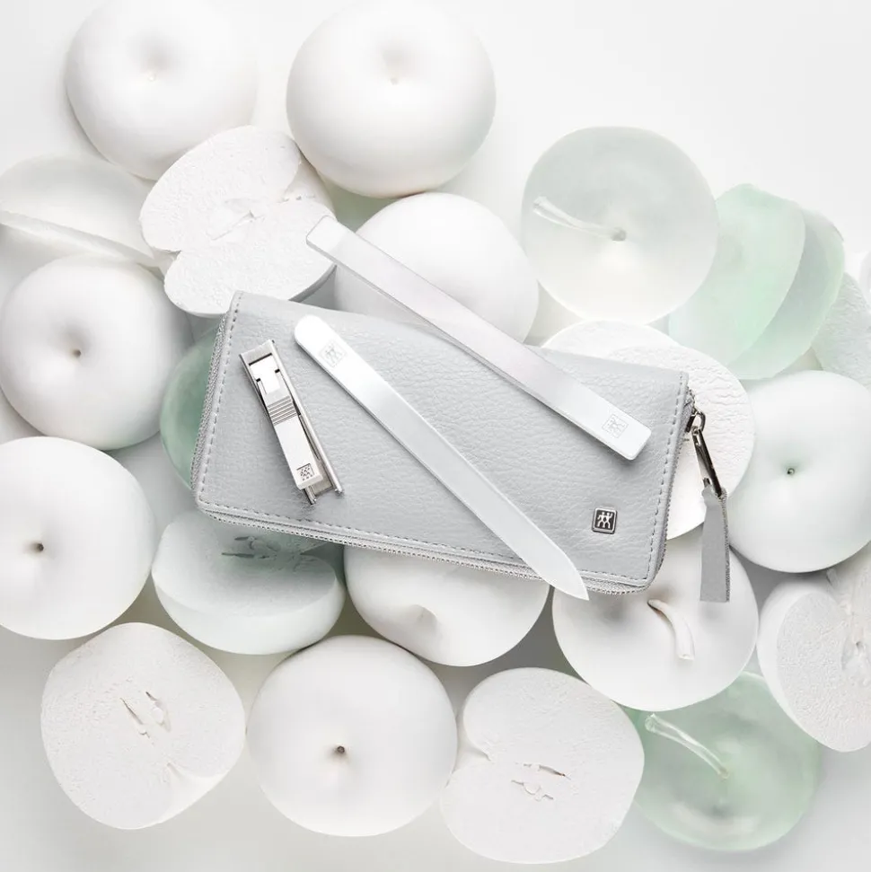 Zwilling Maniküre Pediküre Set 5tlg. mit Nagelschere grau