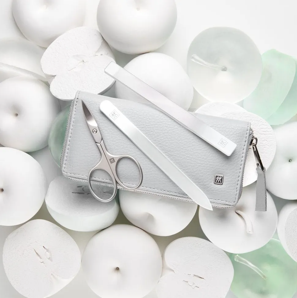 Zwilling Maniküre Pediküre Set 5tlg. mit Nagelschere grau