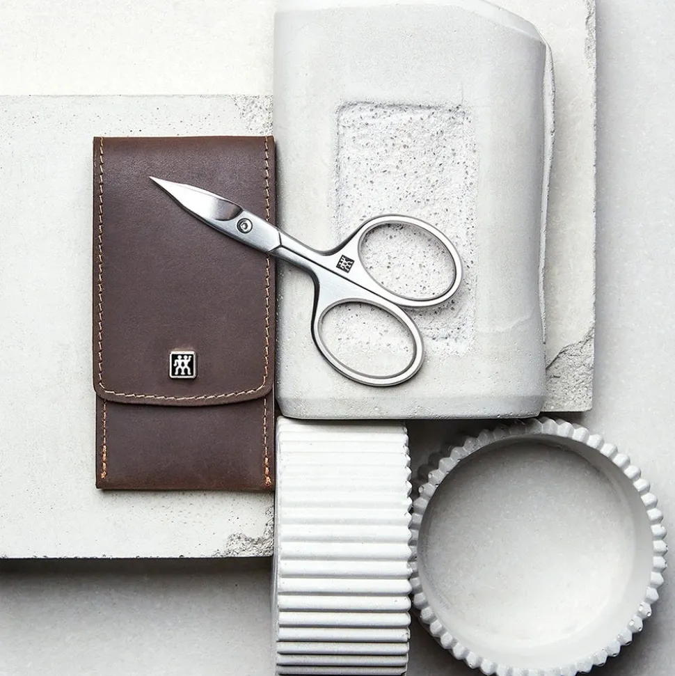 Zwilling Premium Maniküre Set 3-teilig in Braun