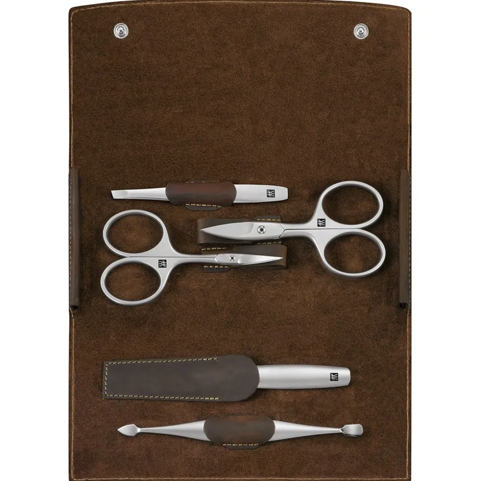 Zwilling Premium Maniküre Set 5-teilig in Braun